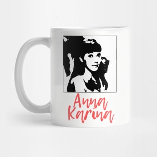 Anna karina retro style Mug